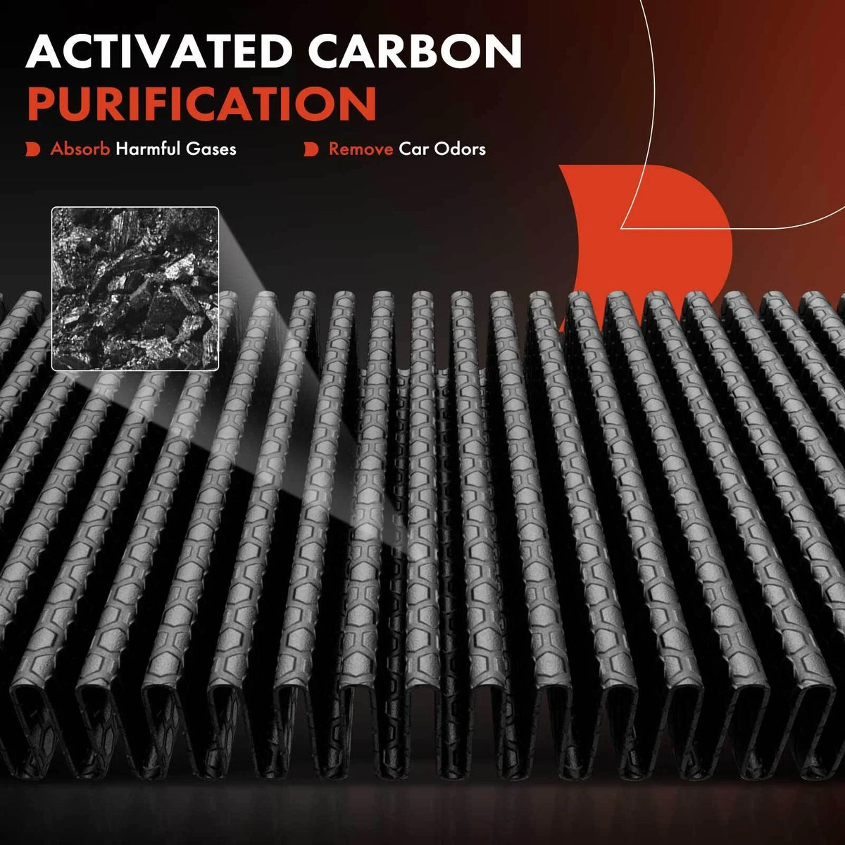 4-Pack Activated Carbon Cabin Air Filters for Nissan Quest 2004-2010