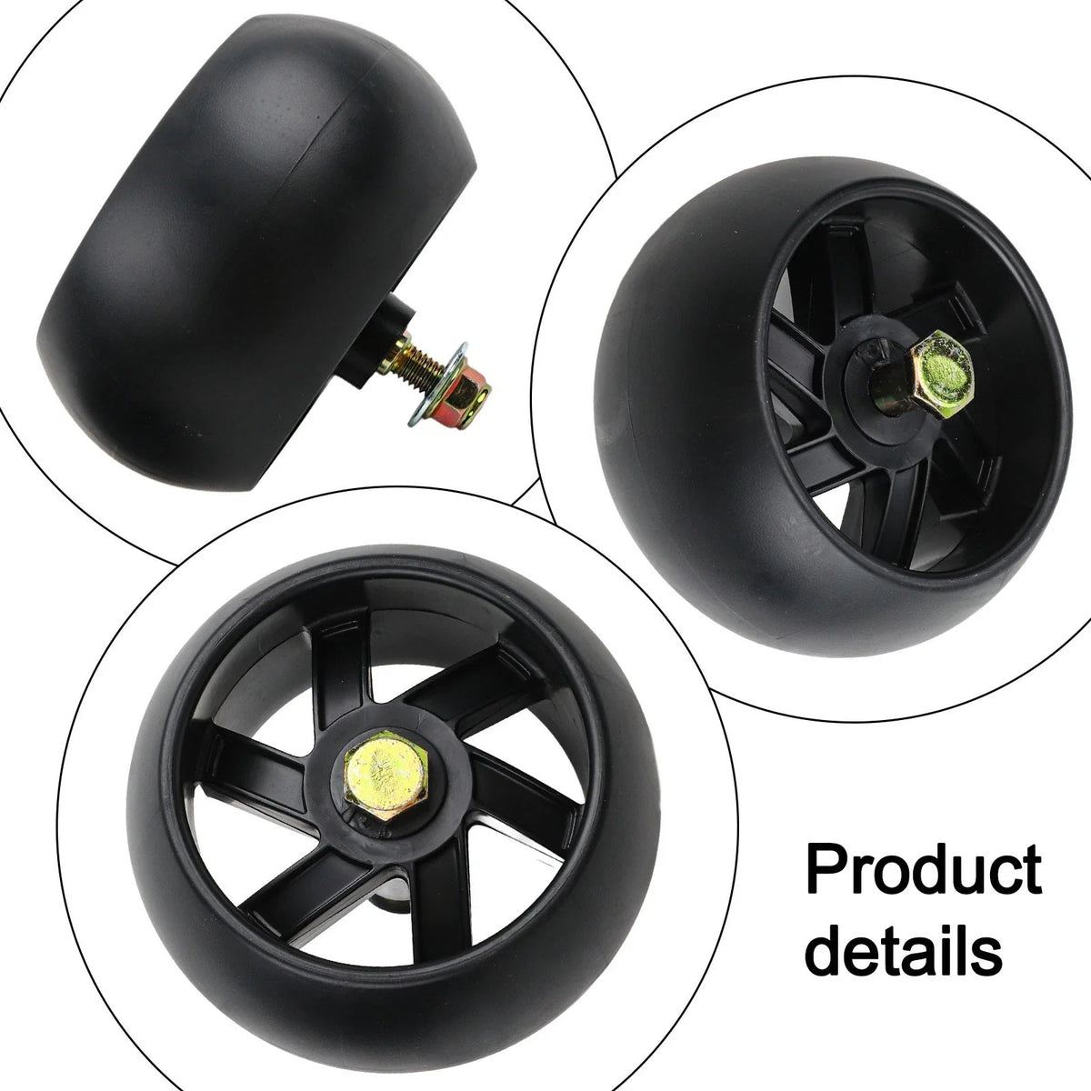 Deck Wheels and Hardware Kit for Compatible Models (589527301, 532174873, 532133957)