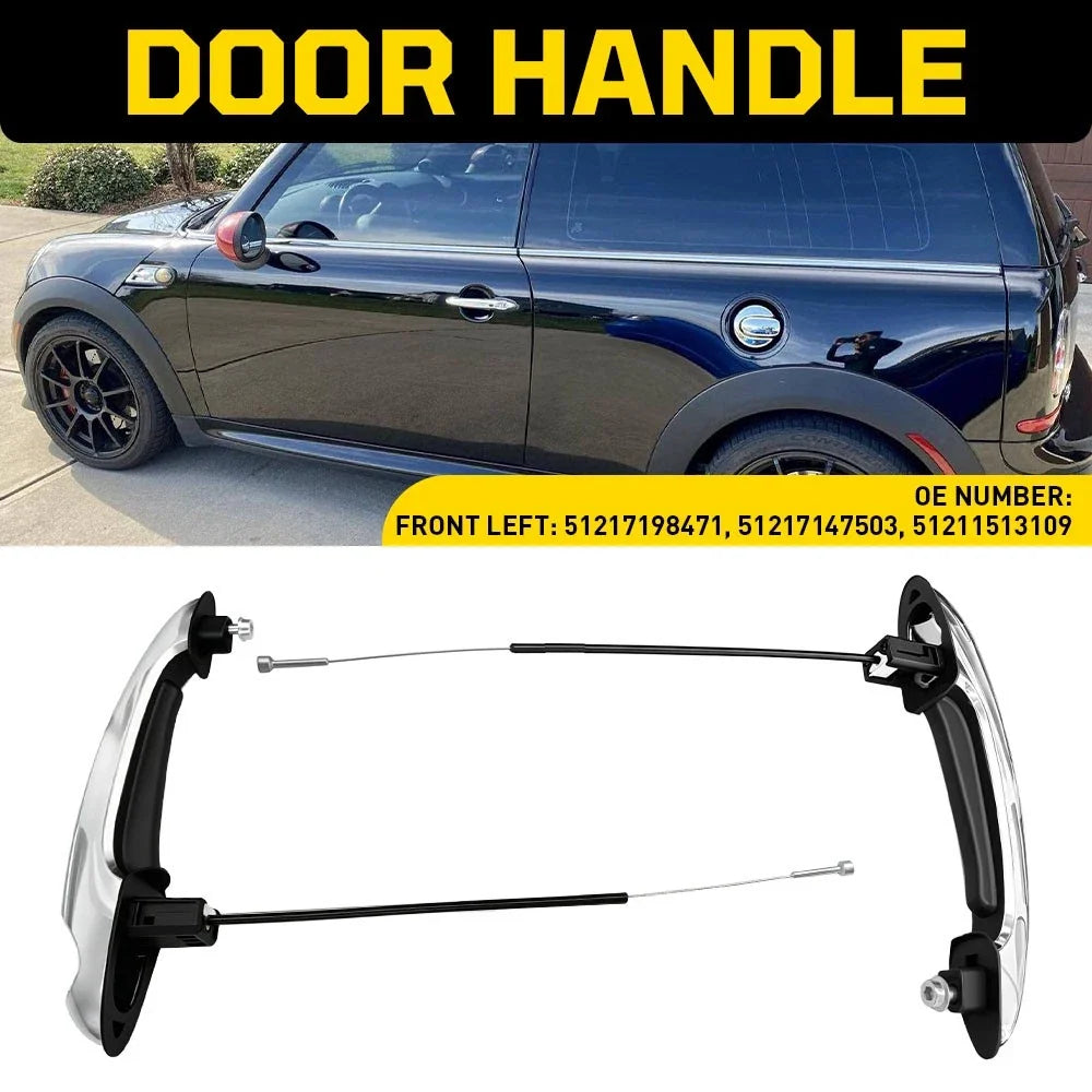 Exterior Door Handle Pair for Mini Cooper R50 R52 R55 R56 R57 R58
