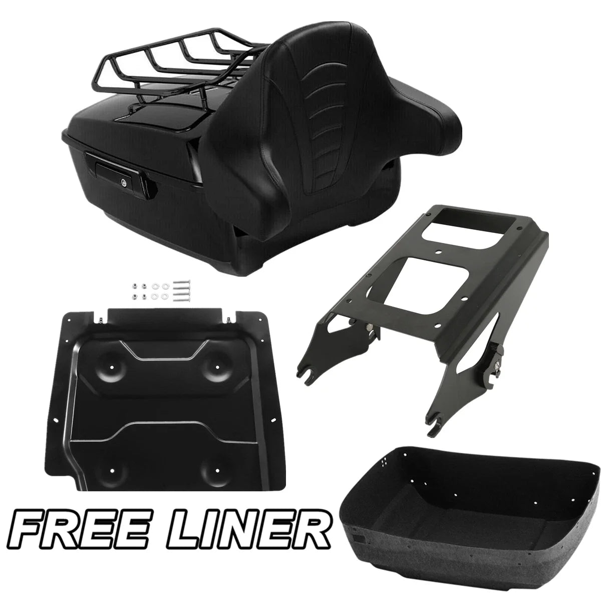 Trunk Rack Pad Mount for Harley Road Glide Touring (2009–2013)