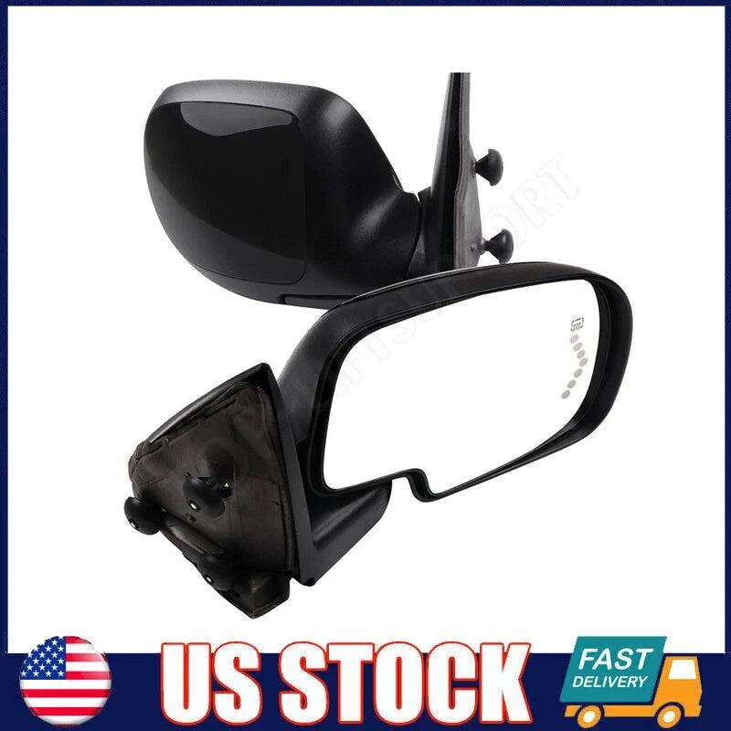 Power Heated Side View Mirrors Pair for Chevy GMC Truck (2003–2007)