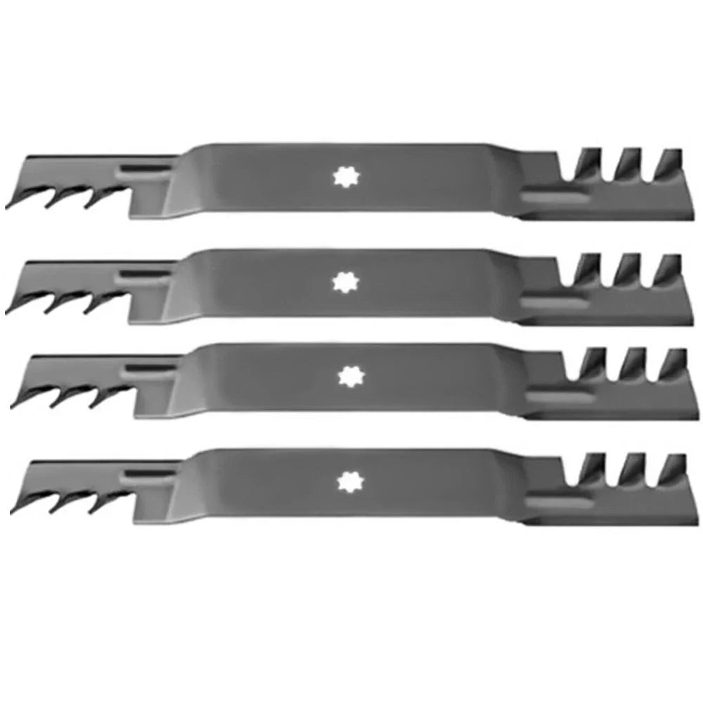 Set of 4 Mulch Blades for John Deere D100 D110 D120 D130 Z225 Z235 (42") 11594