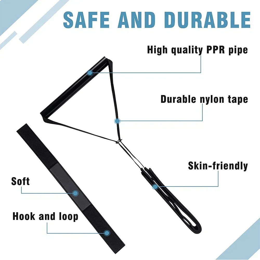 Physical Therapy Neck Stretcher Strap - Black for Curve Recovery