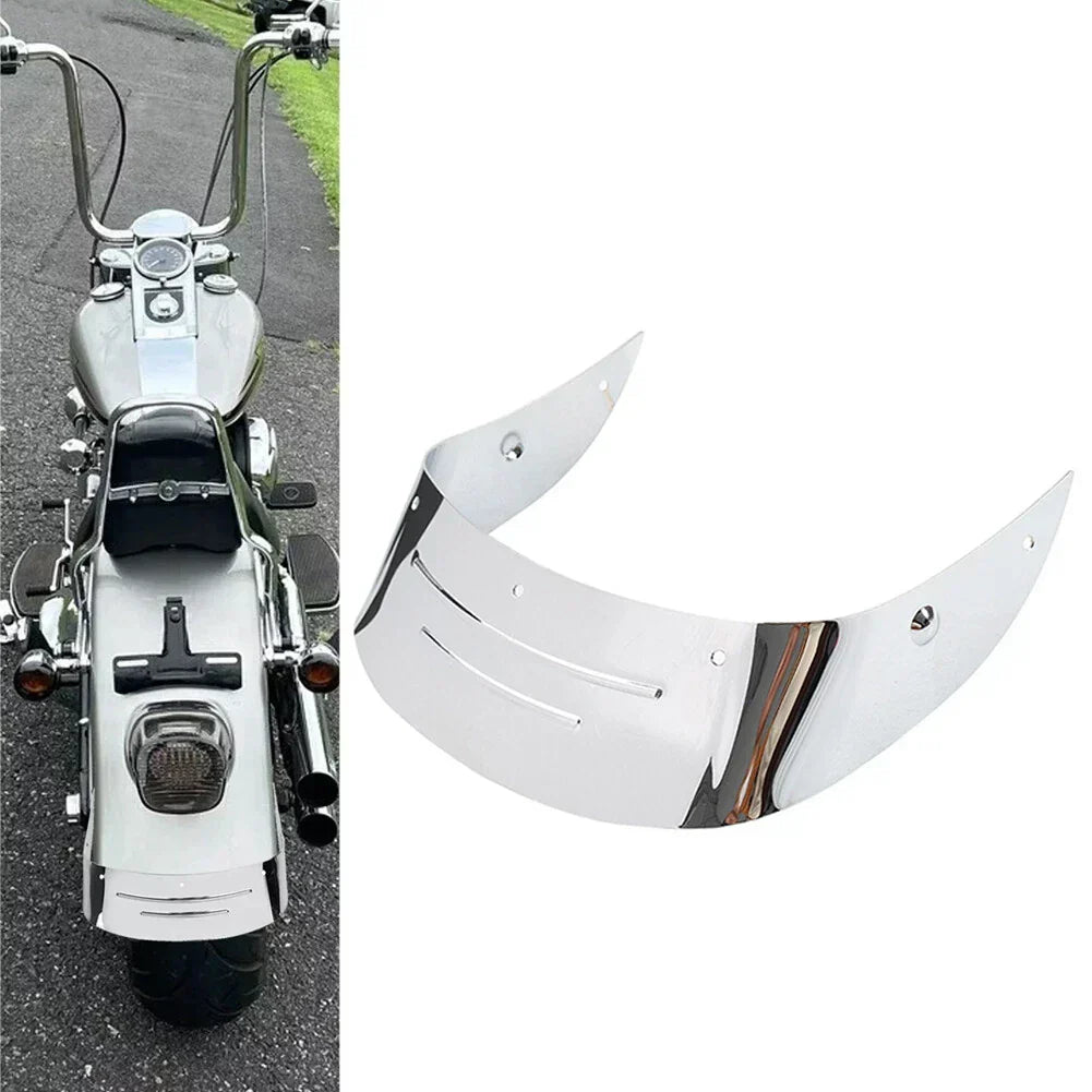 Ribbed Rear Mudguard Trim for Harley Fat Boy FLSTFI 2000-2017