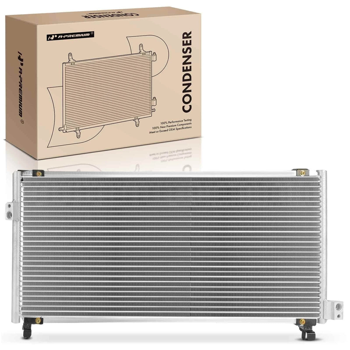 A/C Condenser with Bracket for Subaru Impreza (1993–1996)