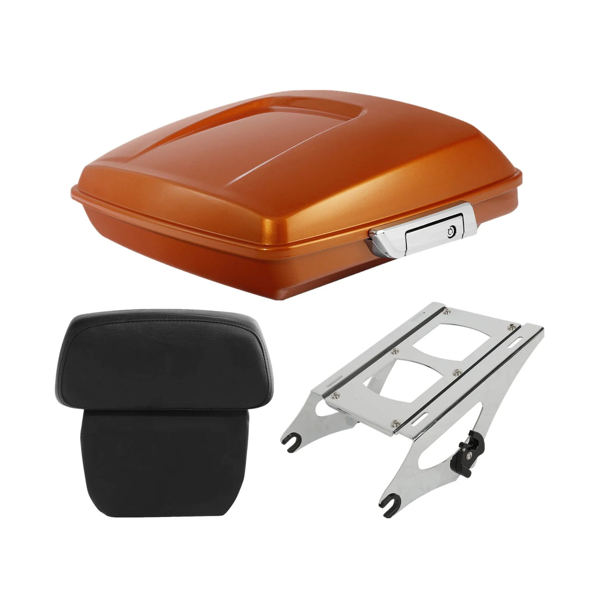 Amber Rack Pad for Trunk Mount on Harley Touring Street Glide 2014-2025