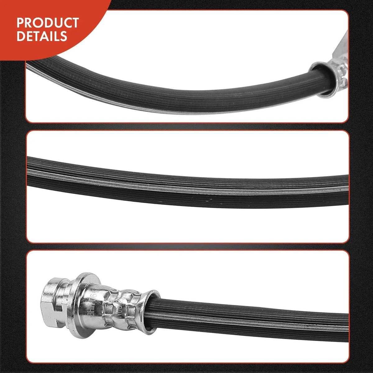Rear Left Hydraulic Brake Hose for Ford E-150 E-250 E-350 E-450 2000-2021
