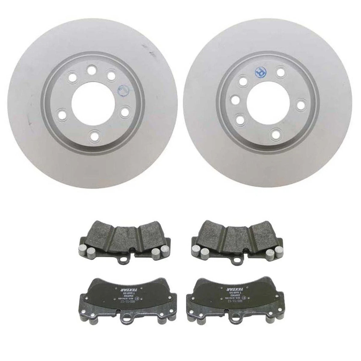 Set of 2 Front 350mm Brake Rotors & Textar Pads for Q7 Touareg Cayenne (2007–2018)