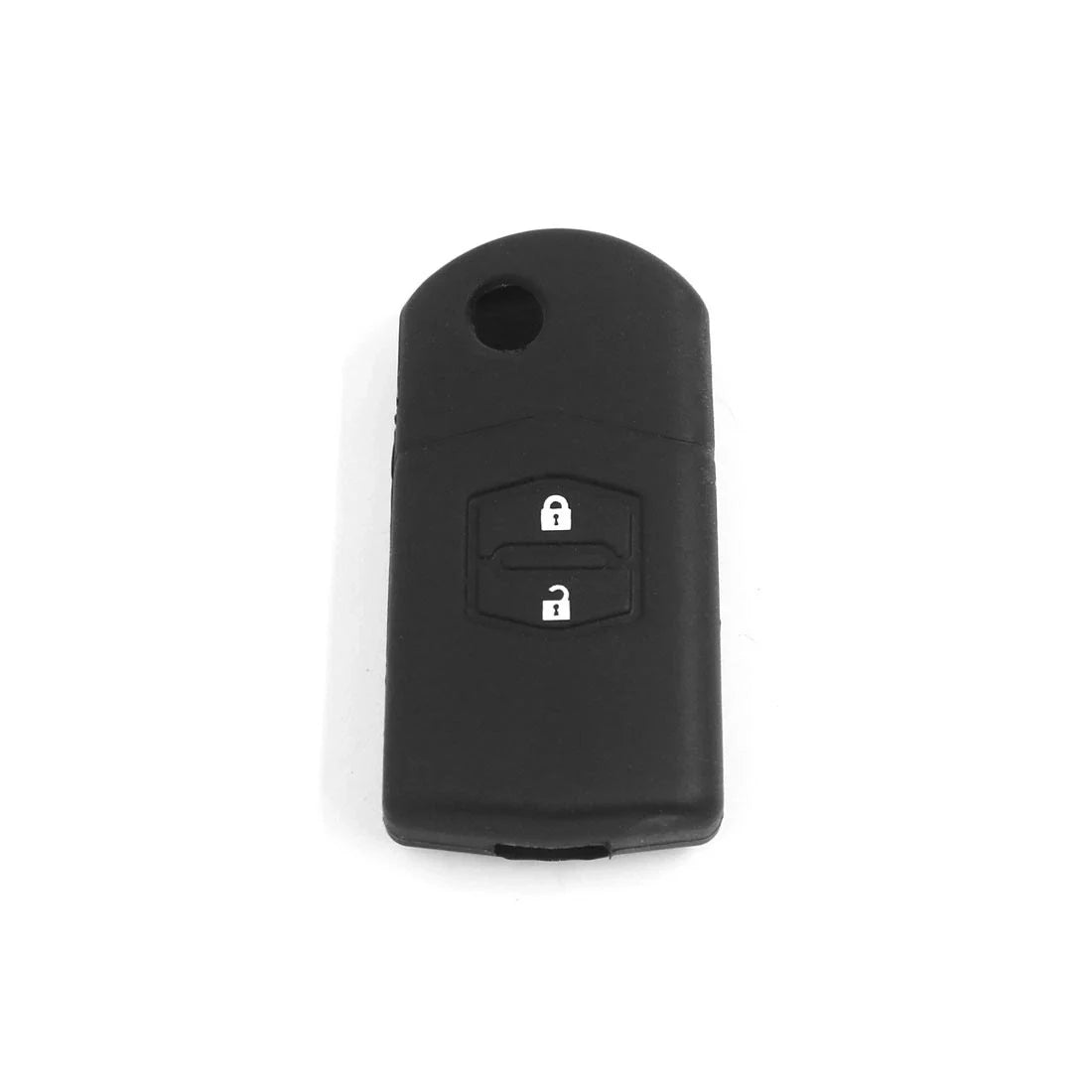 2X Black Silicone Key Fob Holder Case for Mazda 3 5 6 (2004–2020)