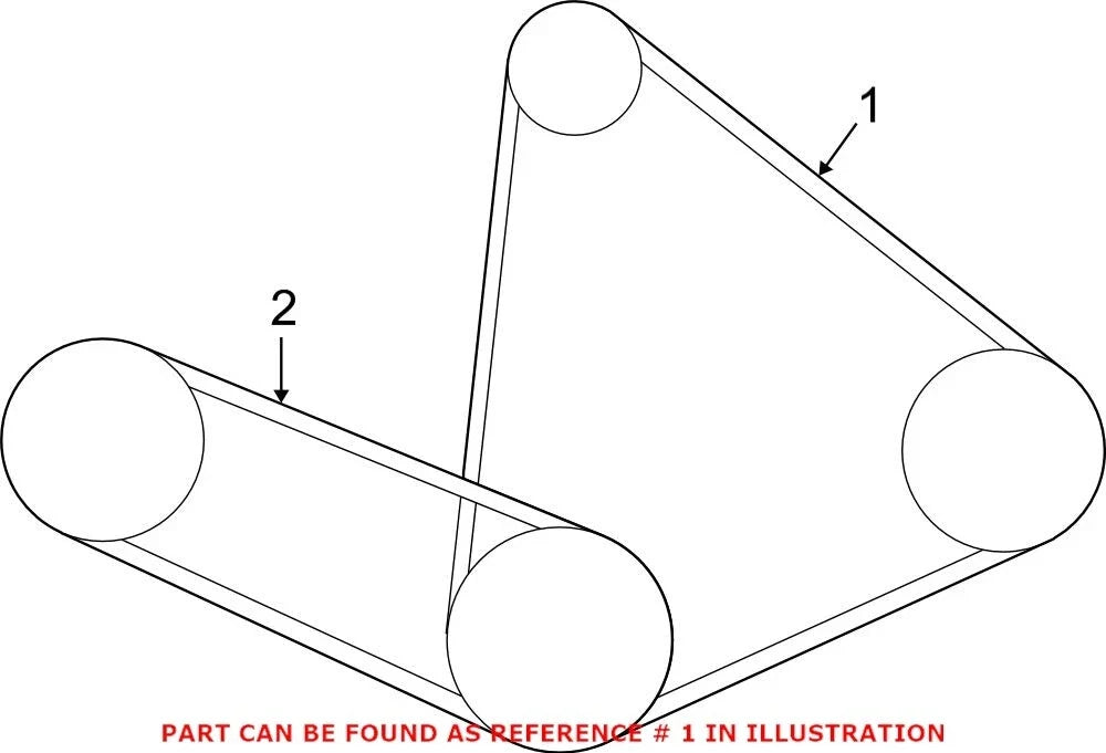 Accessory Drive Belt for Lexus (993662104083)