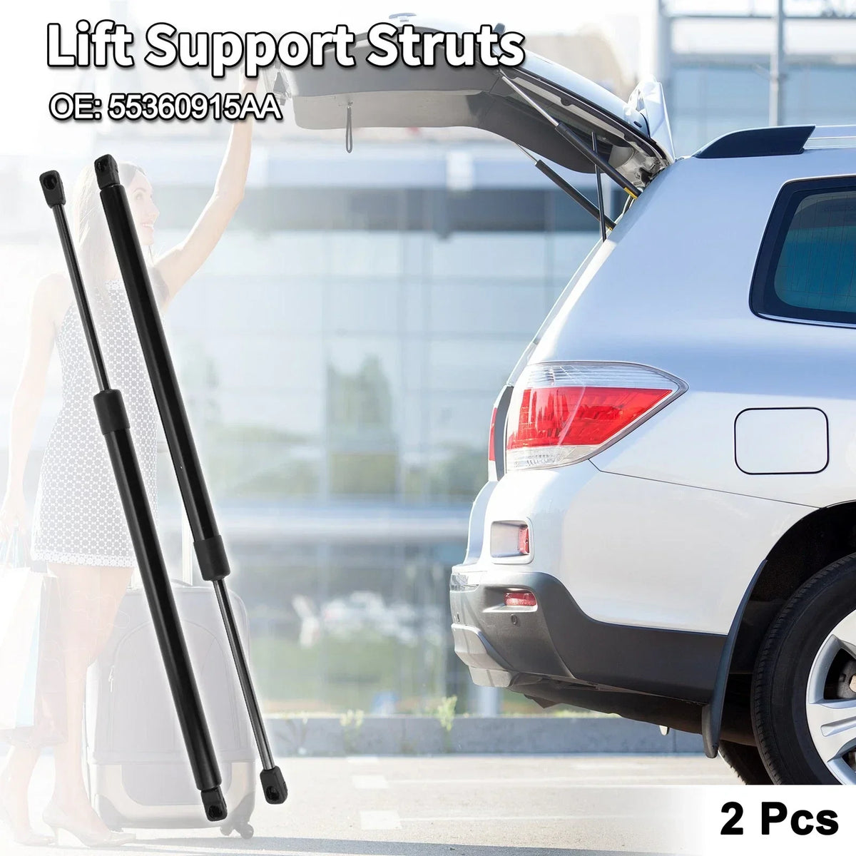 2007-2011 Dodge Nitro Rear Lift Supports for Tailgate