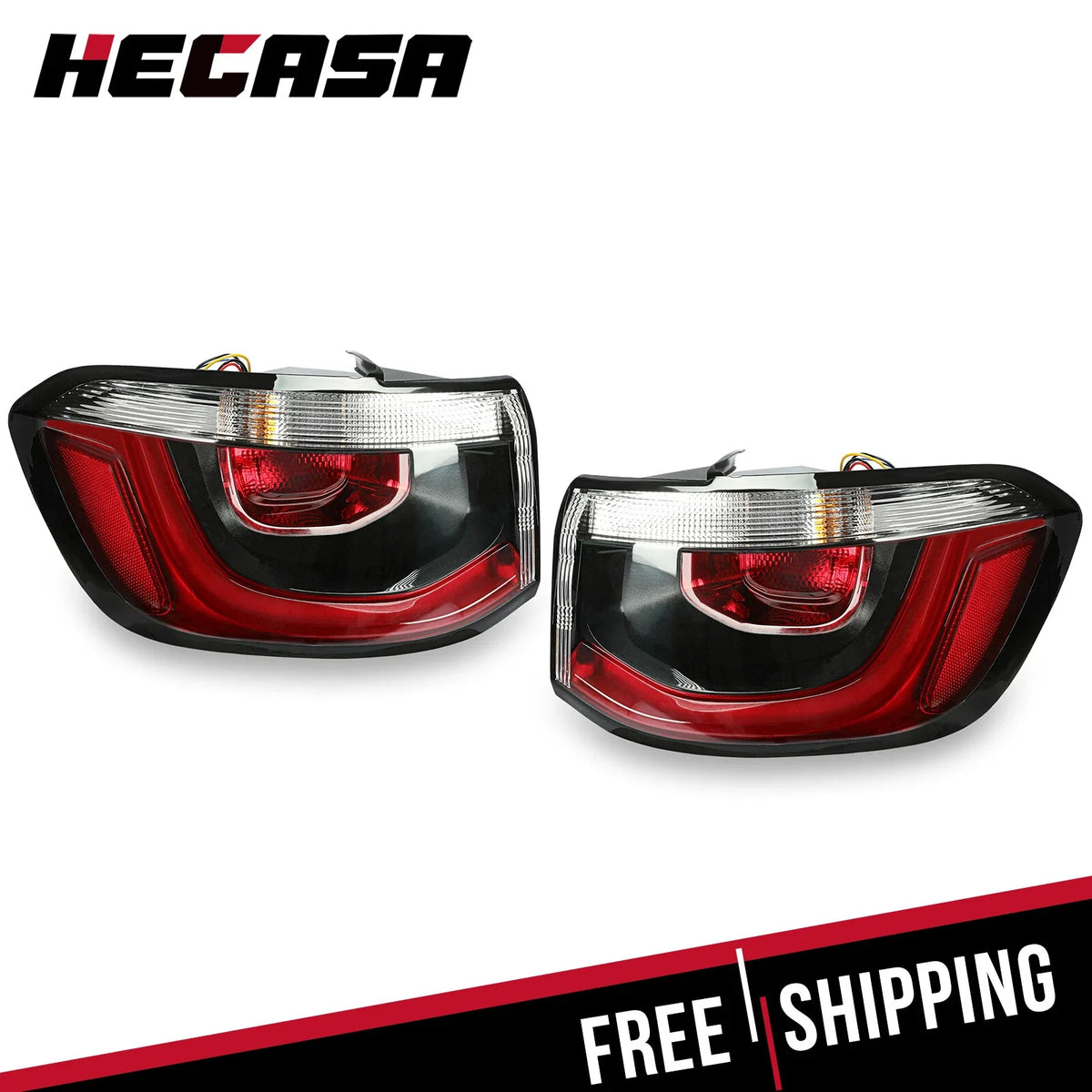Outer Tail Light Brake Pair for Jeep Compass 2017-2020 Rear