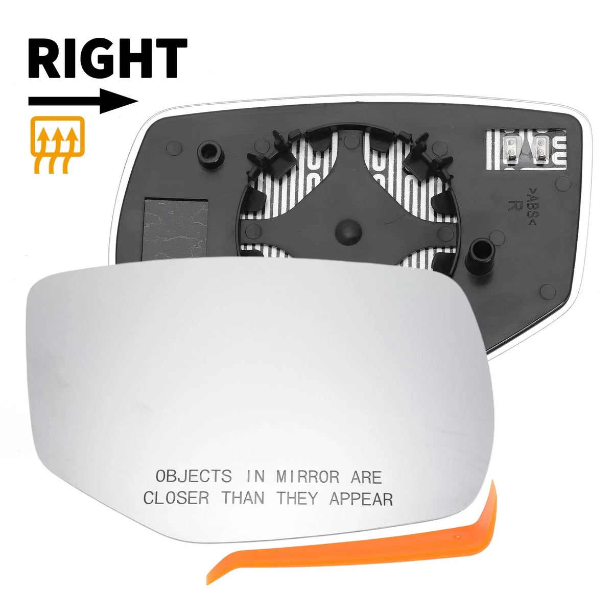 Heated Right Side Mirror Glass for Honda Accord (2013–2017)