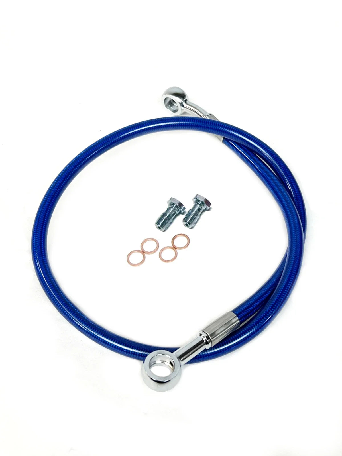 14" Extended Steel Braided Rear Brake Line for LT500 LT500R