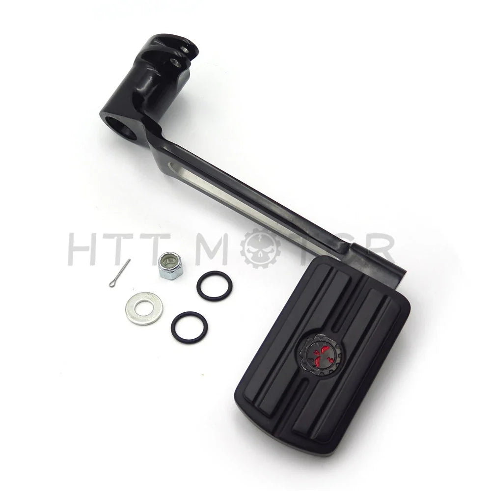 Brake Pedal Gear Skull Foot Peg for Harley Touring 2014-2018