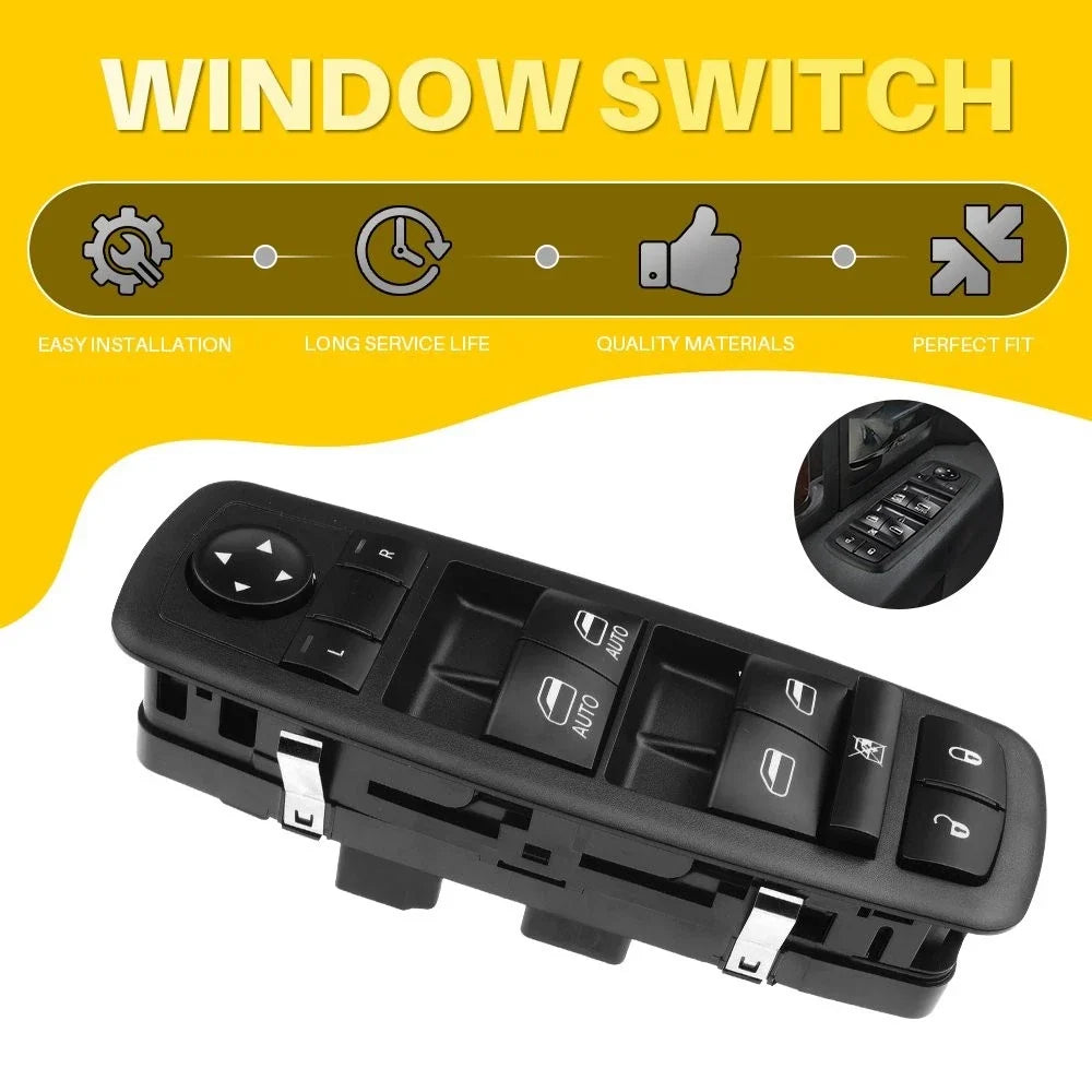 Front Left Window Switch for Jeep Cherokee (2014–2017) EXV
