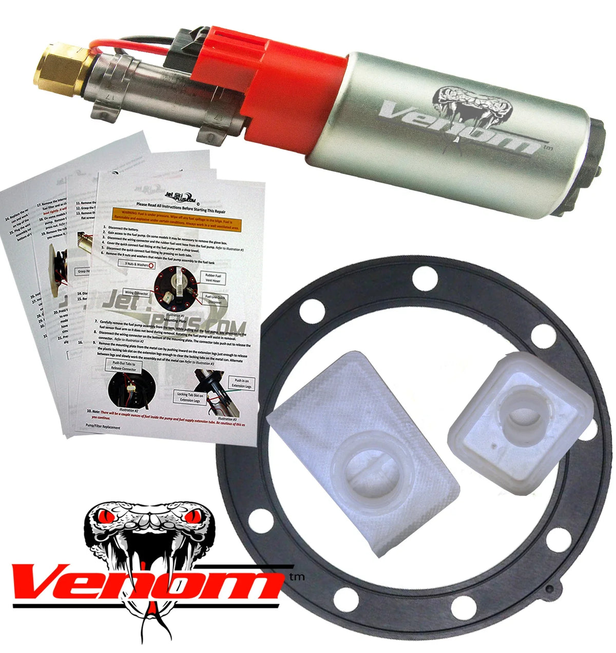 Fuel Pump Repair Kit for SeaDoo GTX RX DI (2000-2001) 275500432 275500502