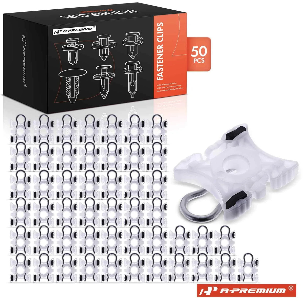 50x Window Regulator Retainer Clips for BMW E32 (1989–1994)