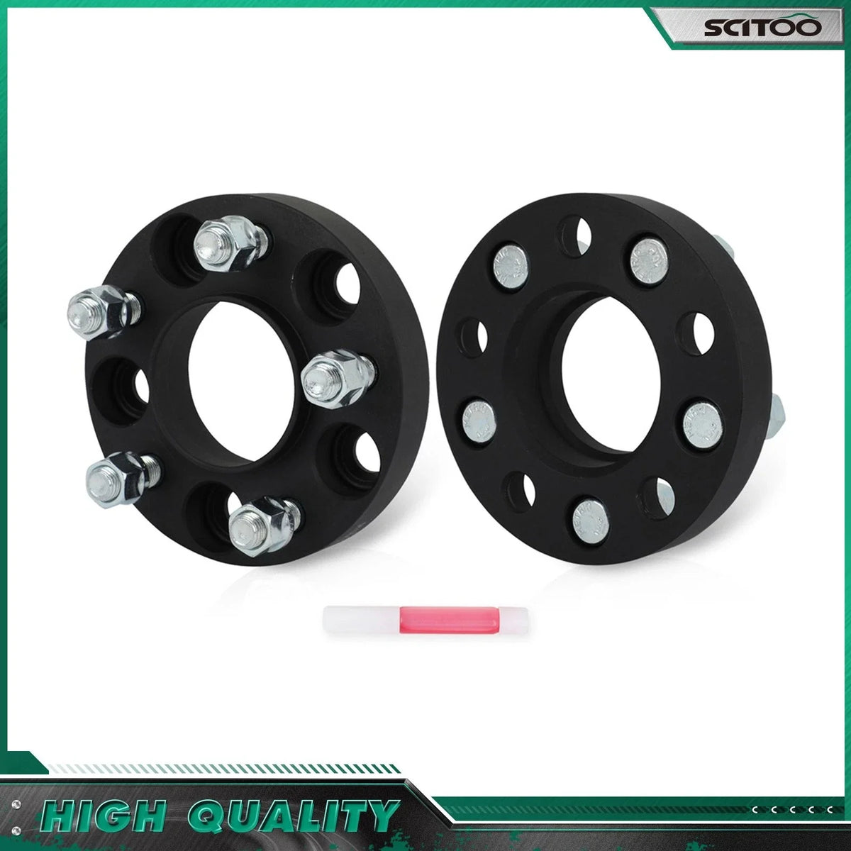 2X 1" Wheel Spacers 5x115 14x1.5 for Dodge Challenger (2008-2023)
