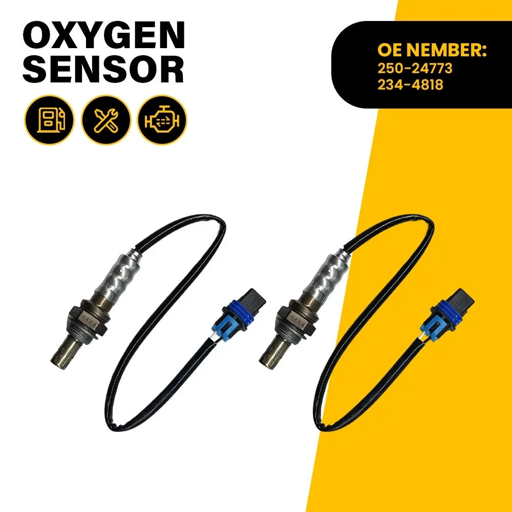 2X Up Downstream O2 Sensors for Cadillac CTS ATS Buick Enclave 2013-2019