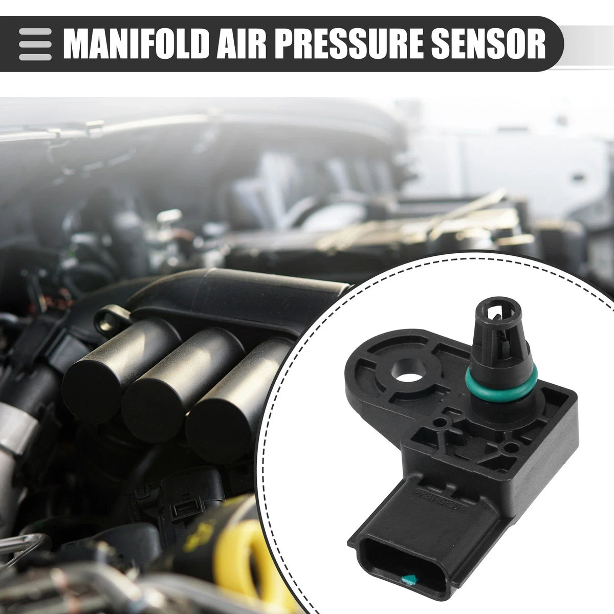 MAP Manifold Air Pressure Sensor for Mazda 3 (2014–2021), Mazda 6 (2015–2021)