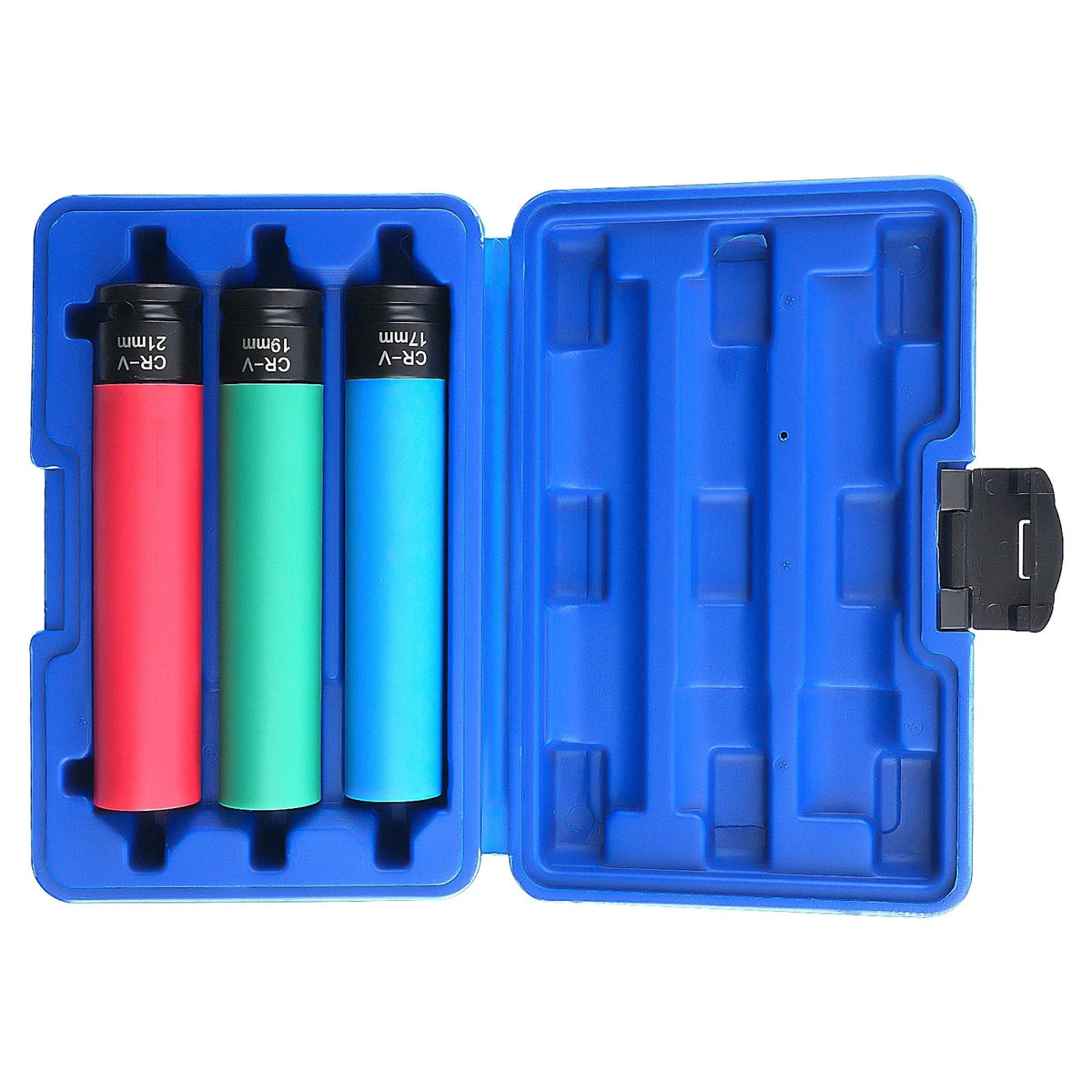 17mm, 19mm, 21mm Impact Sockets for Wheel Nuts - Set of 3