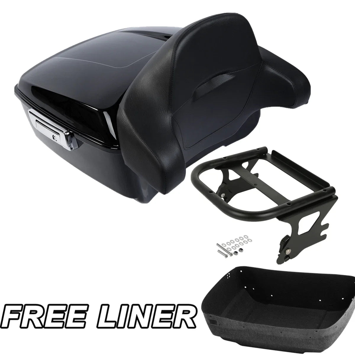 Trunk Rack Backrest Pad for Harley Electra Glide (1997-2008)