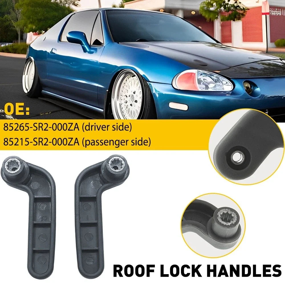 2X Top Roof Lock Handles for Honda Del-Sol (1993–1997)
