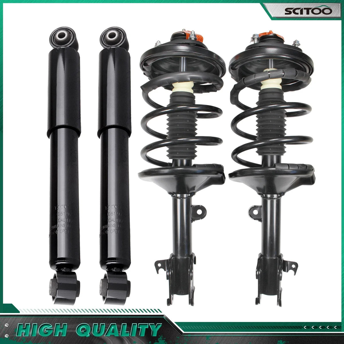 Complete Set of Front Struts & Rear Shock Absorbers for 1999-2004 Honda Odyssey