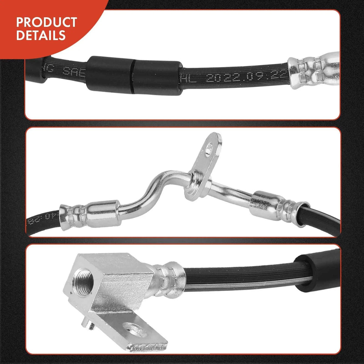 Hydraulic Brake Hose Front Right for Ford Fusion (2006-2009)