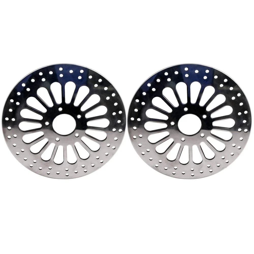 2Pcs 11.8" Front Brake Rotor Disc for Harley-Davidson Dyna (2007–2017)