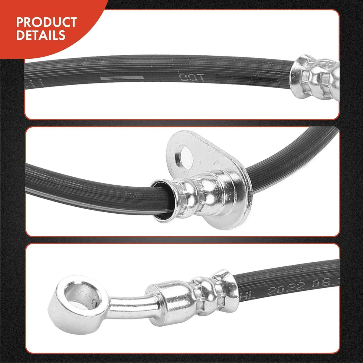 Front Brake Hose for Honda Odyssey, Pilot & Acura MDX 2003-2008