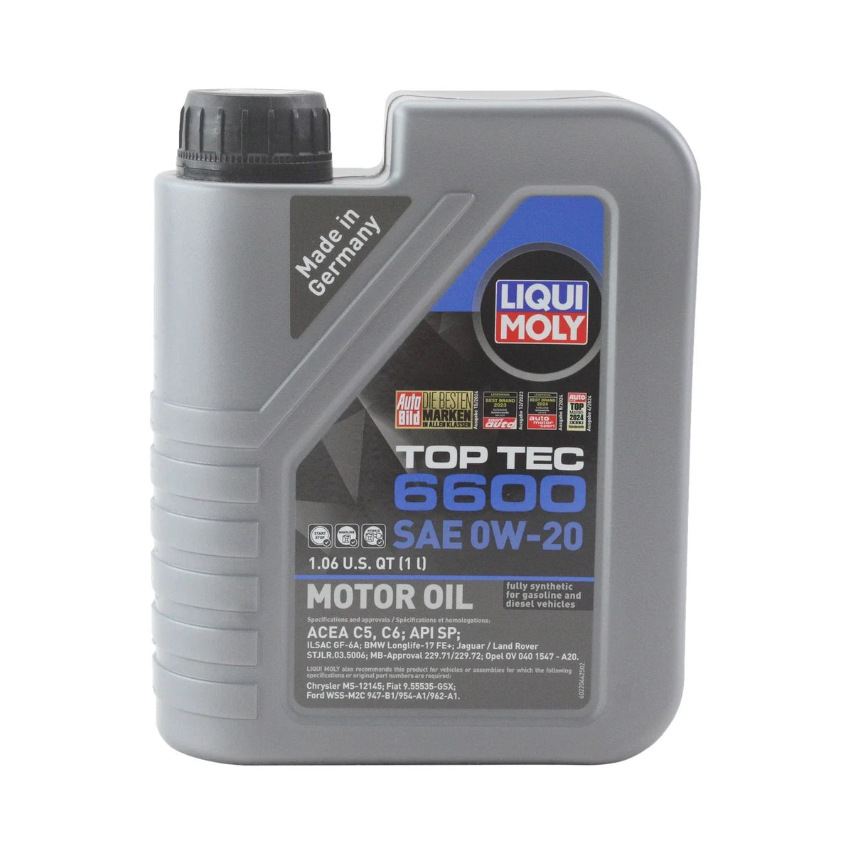 Liqui Moly 22044 0W-20 Engine Motor Oil - Top Tec 6600
