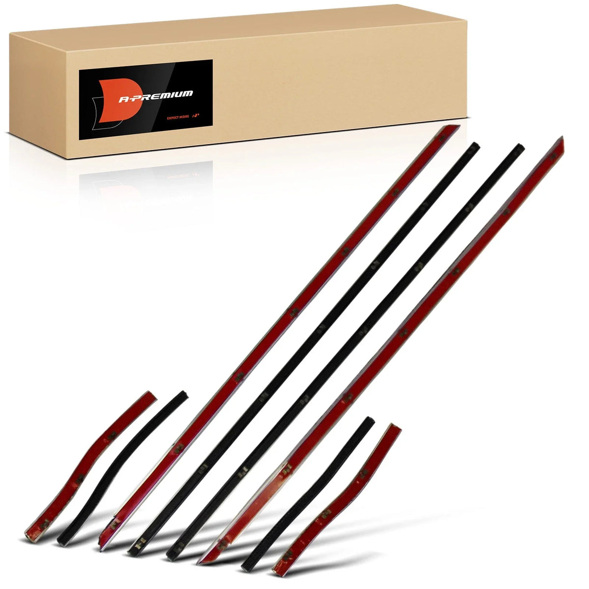 Set of 8 Weatherstrip Seals for Ford