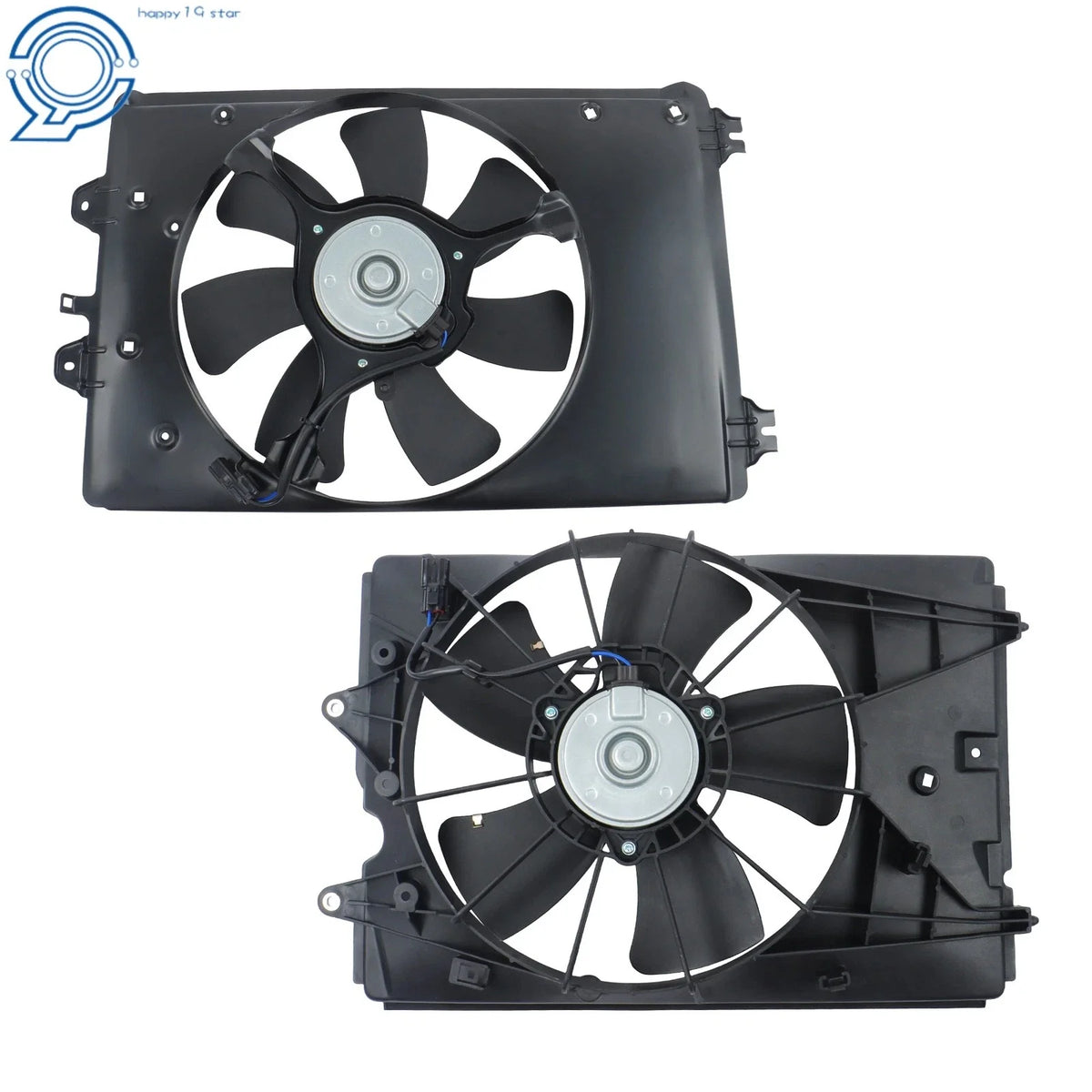Cooling Fan Assembly 2X for Honda Pilot V6 (2009-2015) Radiator