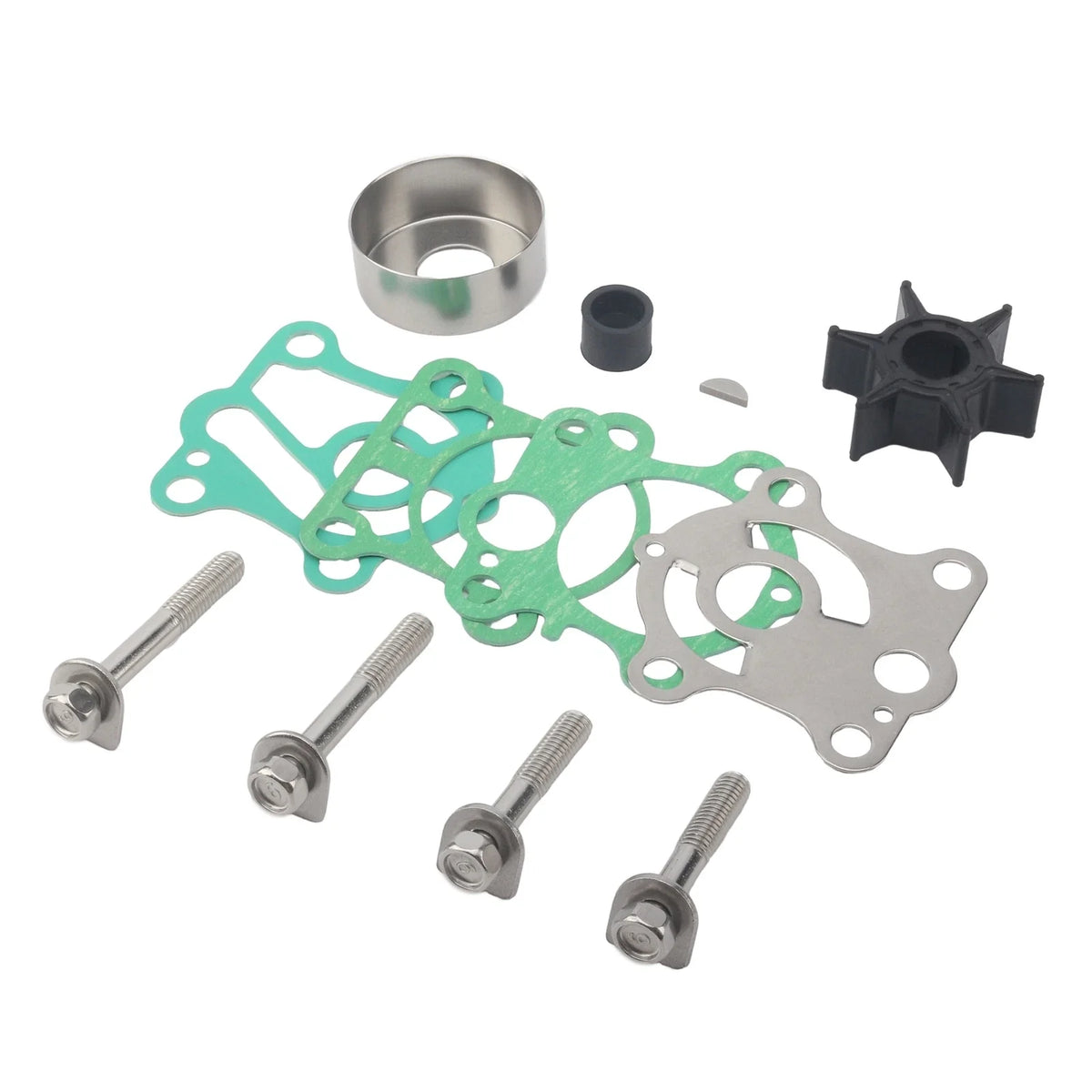 Impeller Kit for Yamaha Outboard Water Pump 6H4-W0078-00, 6H4-W0078-01