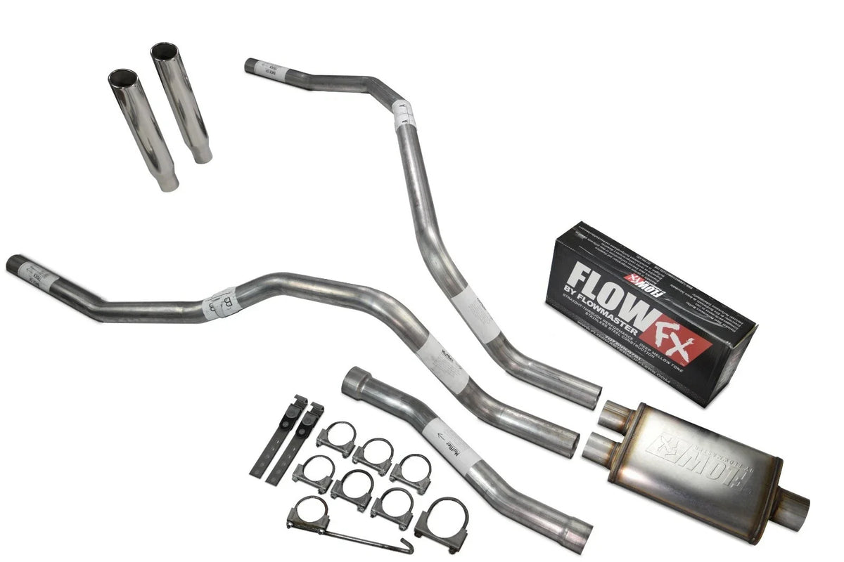 Dual Exhaust 2.5 Inch for Nissan Titan (2004–2006) Flowmaster Flow FX Tip