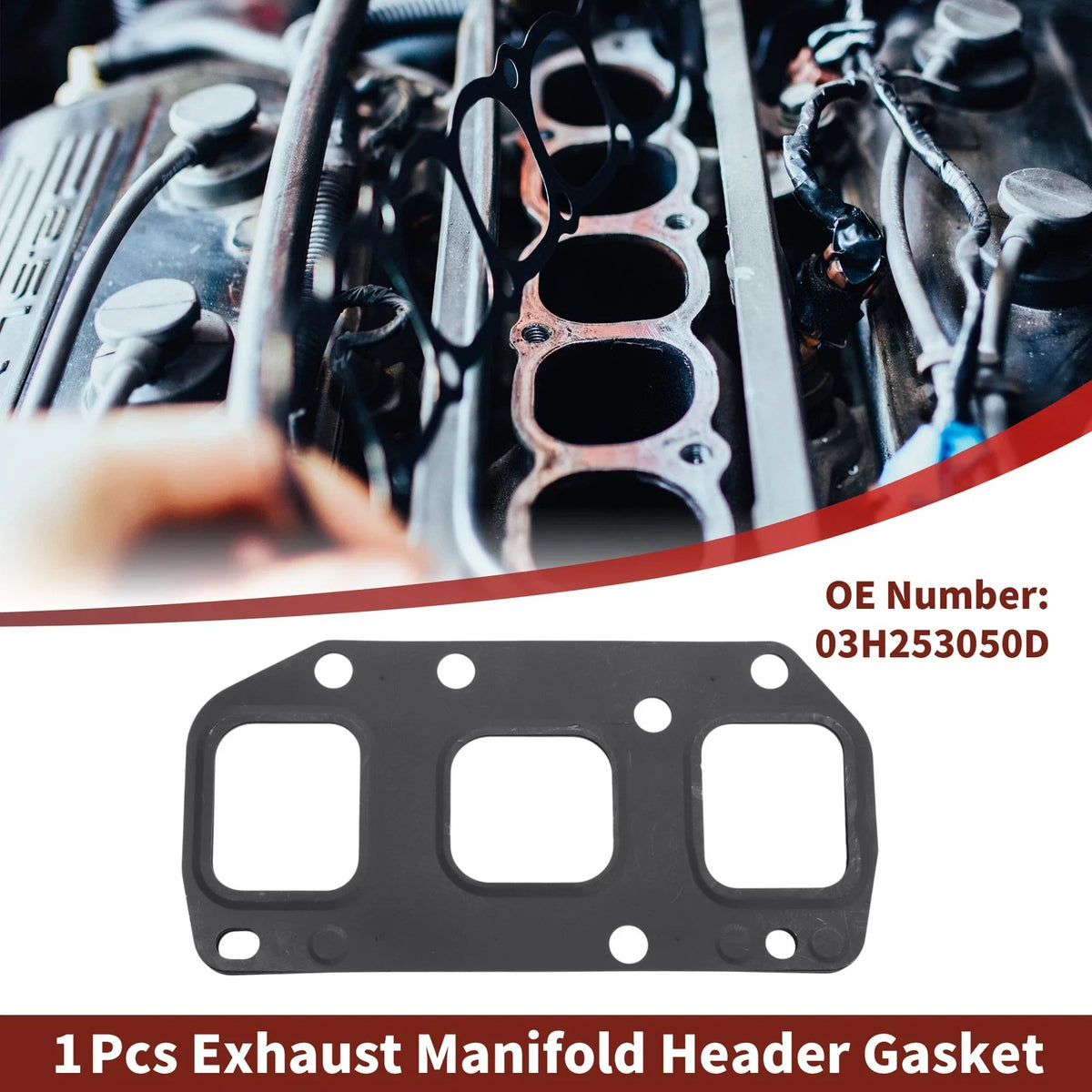 Exhaust Manifold Header Gasket for Volkswagen Touareg 7P (2011–2018) No. 03H253050D