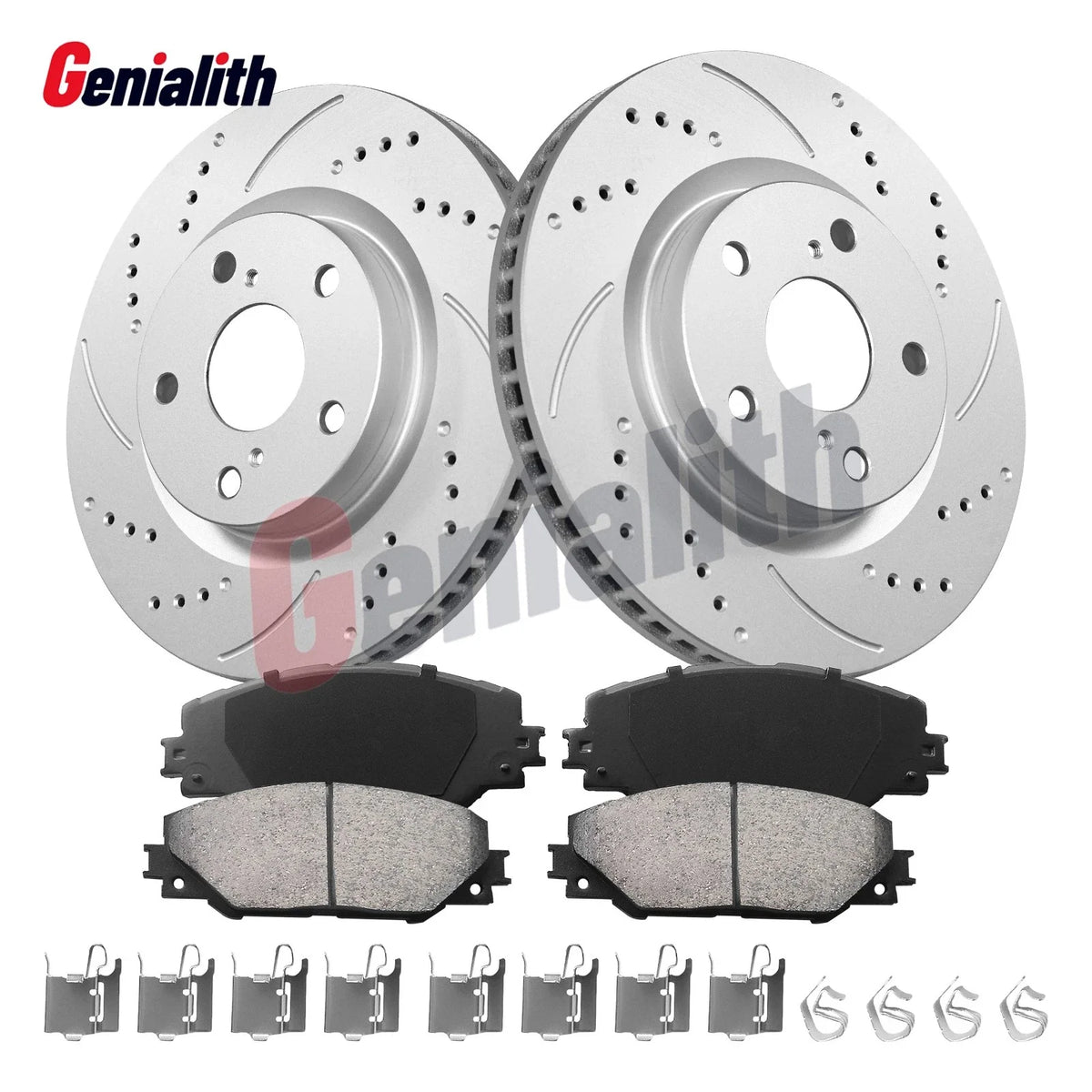 Front Rotors Slotted for Toyota Matrix RAV4 2001-2012