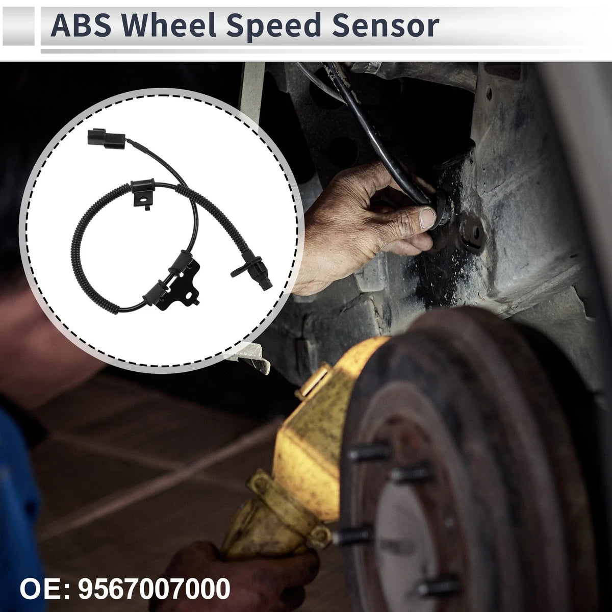 ABS Wheel Speed Sensor No. 9567007000 for Kia Picanto (2004–2011)