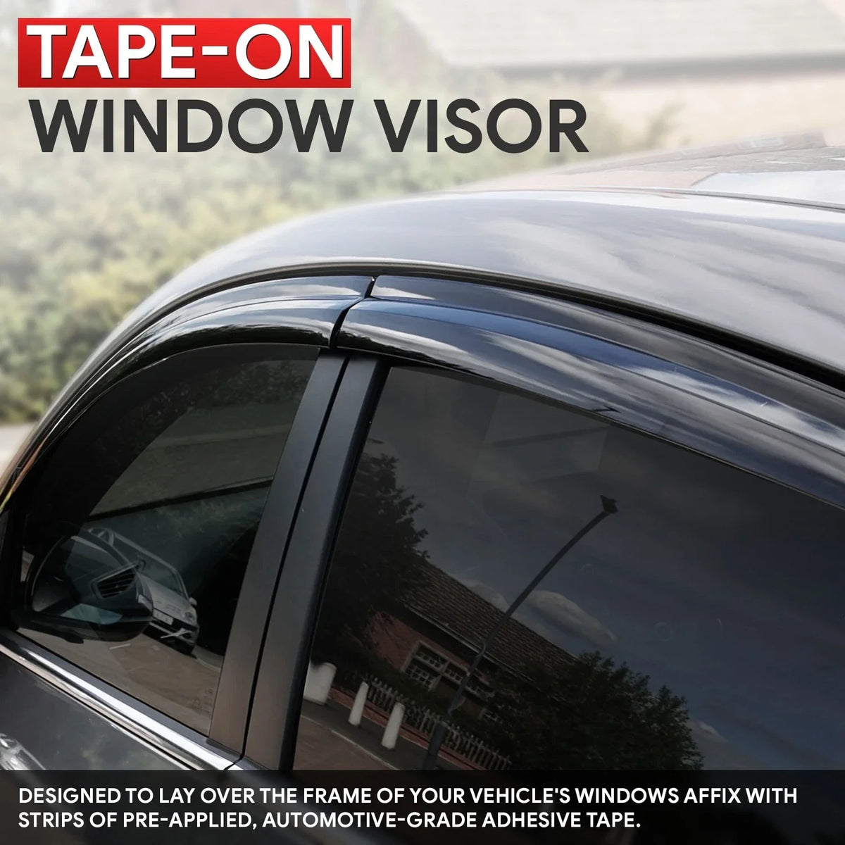 Set of 4 Wind Rain Side Window Visors for Chevrolet Blazer (2019–2025)