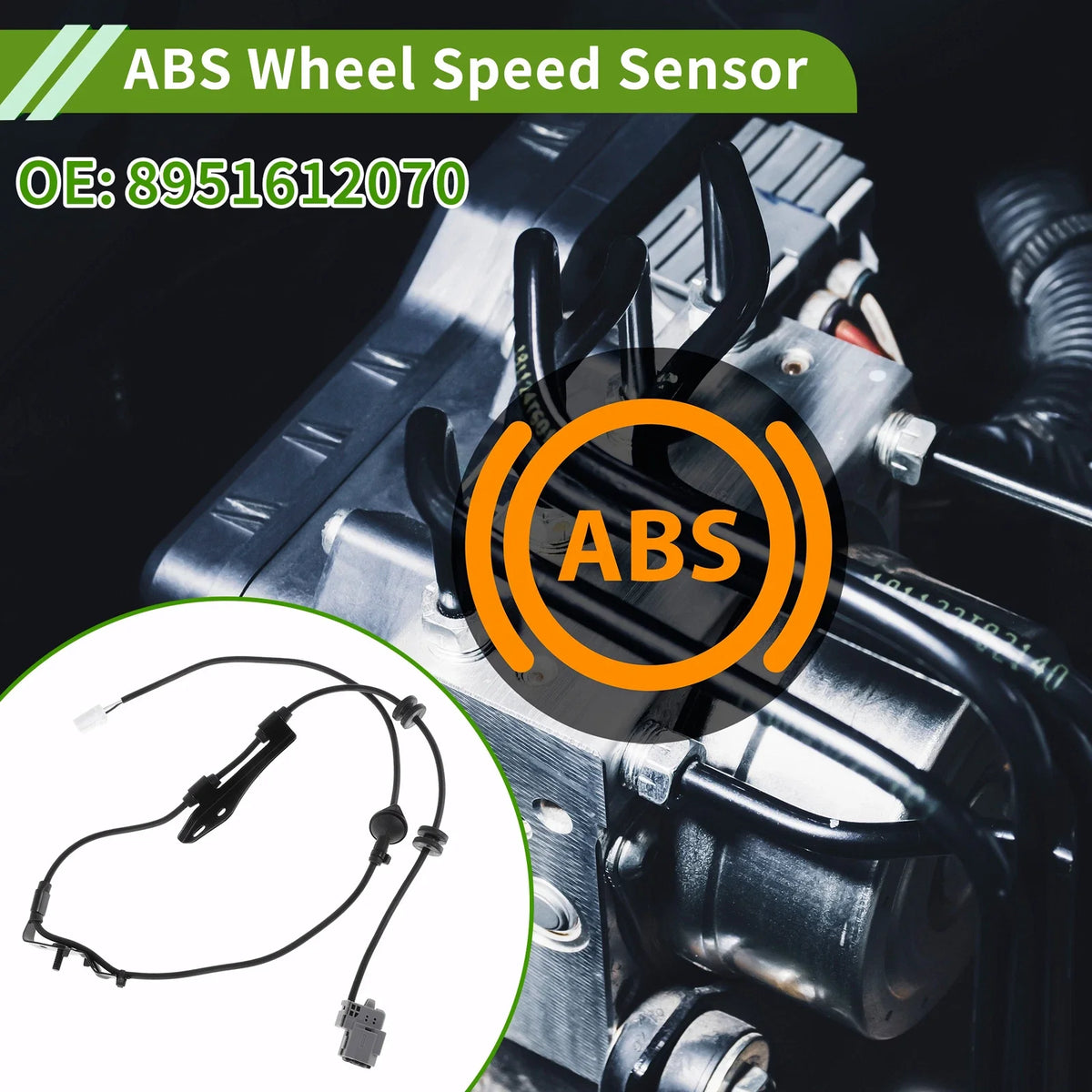 ABS Wheel Speed Sensor No. 8951612070 for Toyota Scion xB (2004–2015)