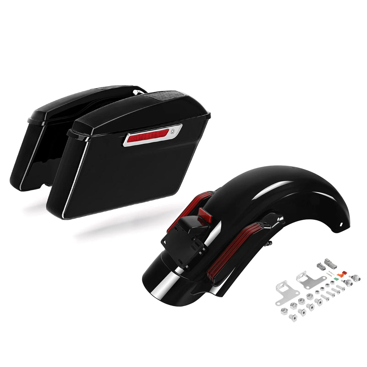 Hard Saddlebags 6x9" Speaker Lid & Rear Fender for Harley Touring (2014–2023)