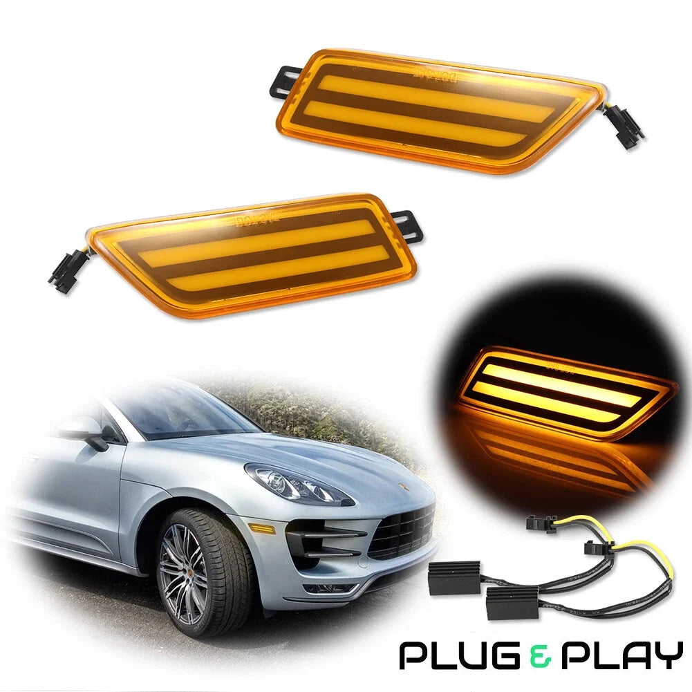 Amber LED Side Marker Light for Porsche Macan (2014–2024)