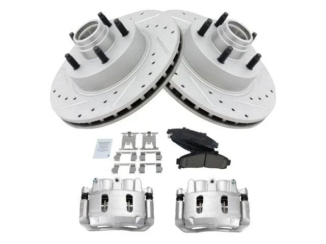 Front Brake Pad Rotor Caliper Set for Mazda B4000 RWD (1998–2000) MD941RN