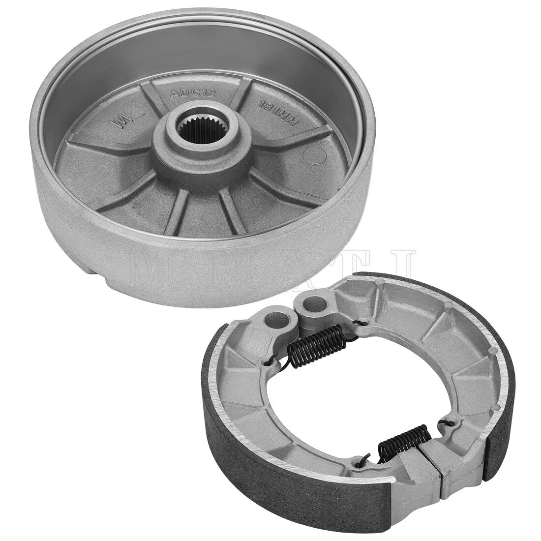 Brake Drum w/Shoes for Honda ATV (43620-HN2-000, 06430-HN2-000)