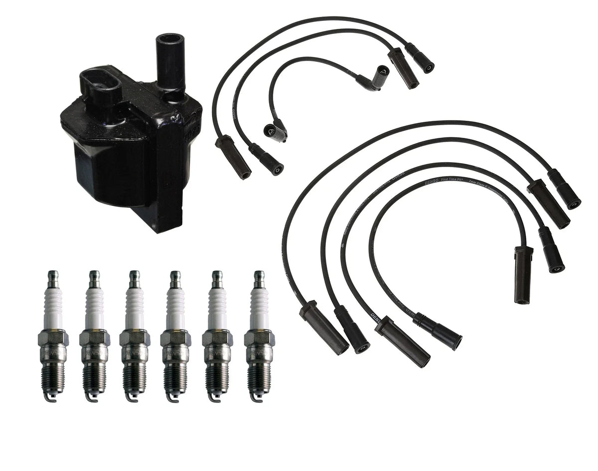 Denso Ignition Coil & Wire Set for Chevy GMC 4.3L V6 (1996–2002)