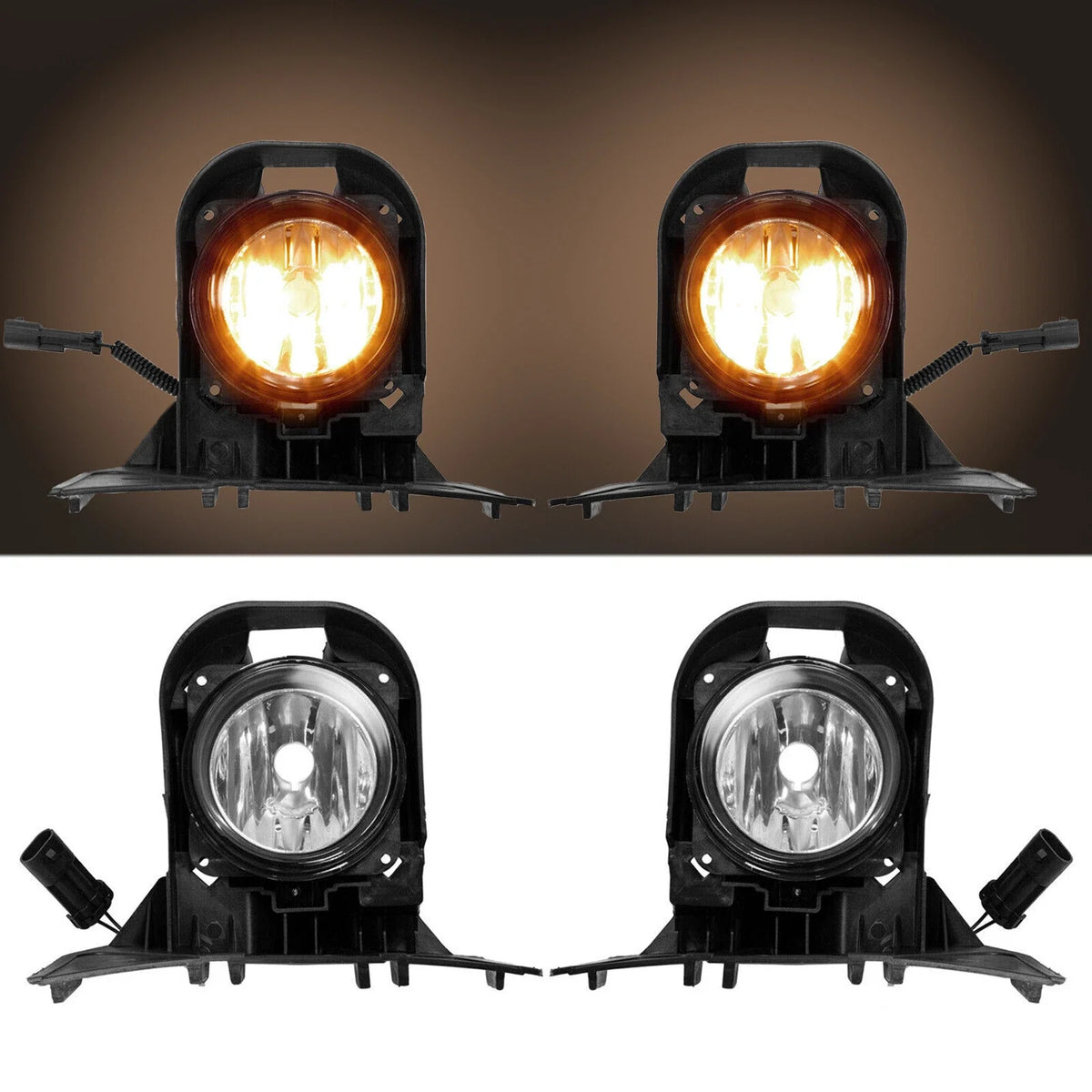 Fog Lights for Ford F-150 (2000-2004) Set of 2 with Bulbs Left & Right
