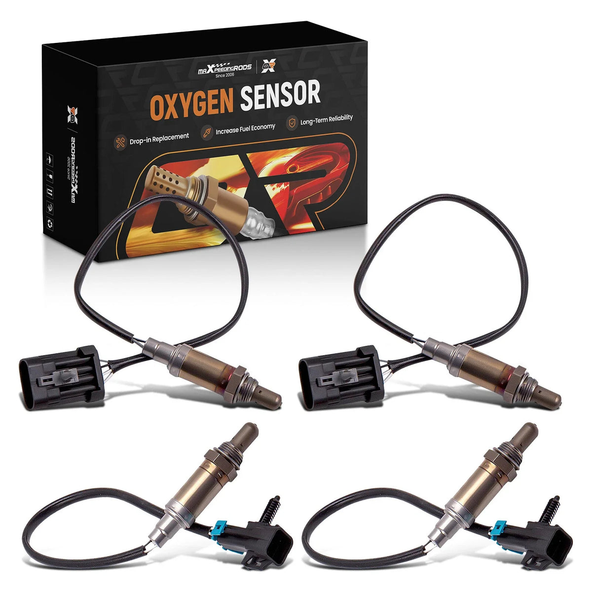 4 O2 Sensors for Chevy Silverado GMC 1500 (1996-2002)