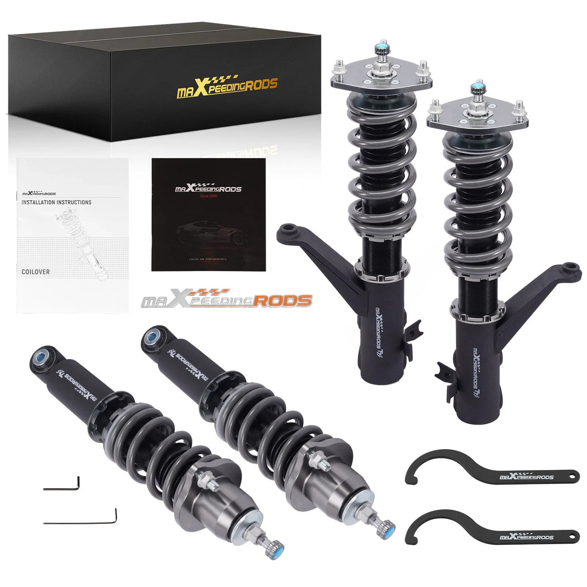 Coilovers Adjustable Struts Shocks Kit for Acura RSX (2002–2006)